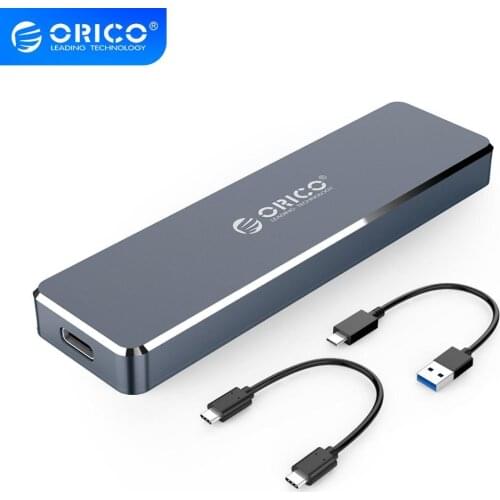 ORICO TCM2 M.2 SSD Case NVME Enclosure NVME PCIE NGFF SATA M/B Key SSD Disk SSD Hard Disk Cases M.2 to USB Type C 3.1 With Cable