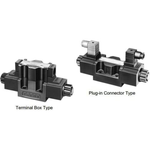 DSG-03-3C5 (DSG033C5) 24V 12V 110V 220V SOLENOID OPERATED DIRECTIONAL CONTROL VALVE, Terminal Box Type Plug-in Connector Type