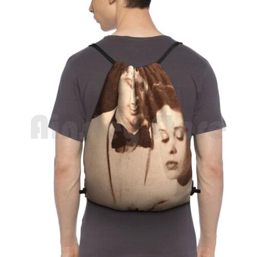 Guiding LightS Quint And Nola In Now Backpack Drawstring Bags Gym Bag Waterproof Guiding Light Now Bette Davis Michael