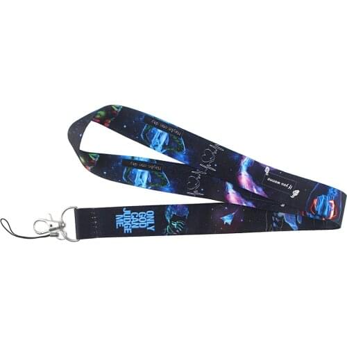 Ransitute R1302 Love And Starry Sky Creative Lanyard Badge ID Lanyards Mobile Phone Rope Key Lanyard Neck Straps Accessories