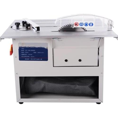 Multifunctional Electric Dust-Free Sliding Table Saw Woodworking Floor Miter Cutting Adjustable Speed Dust-Free Electric Saw