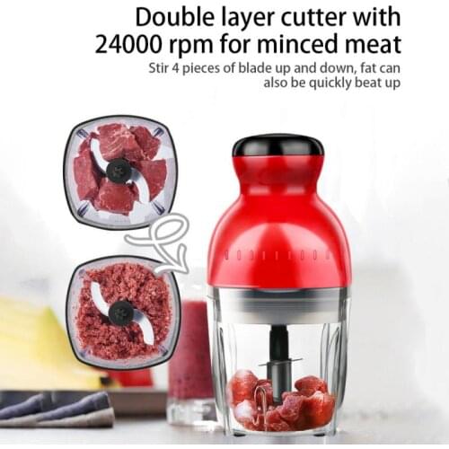 Multifunctional Electric Meat Grinder Vegetable Grinder Mincer Baby Food Processor Slicer Kitchen Artifact Cooking Machine 2021