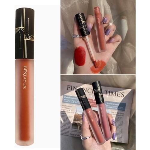High Quality 6 Color Matte Lipstick Set Velvet Lip Glaze Color Charm Lasting Non-fading Lip Makeup