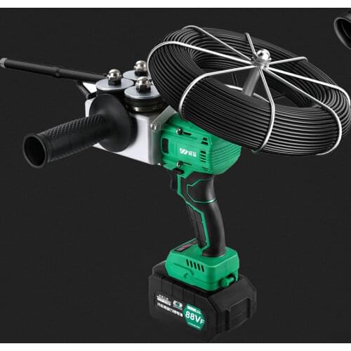 New arrival electrician 1000MAH lithium stringing machine cable automatic wall lead wire electric charging threading machine