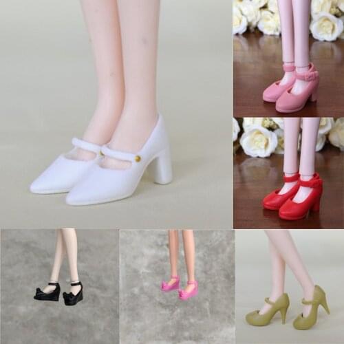 New Colorful Shoes For 1/6 Blyth Doll High Quality Lady Shoes For Barbie DIY Doll Accessories Fit Momoko Licca