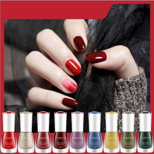 8ml new water-based peelable nail polish no-bake nail polish set no-bake long-lasting Nail Lacquer Color Gel Varnish