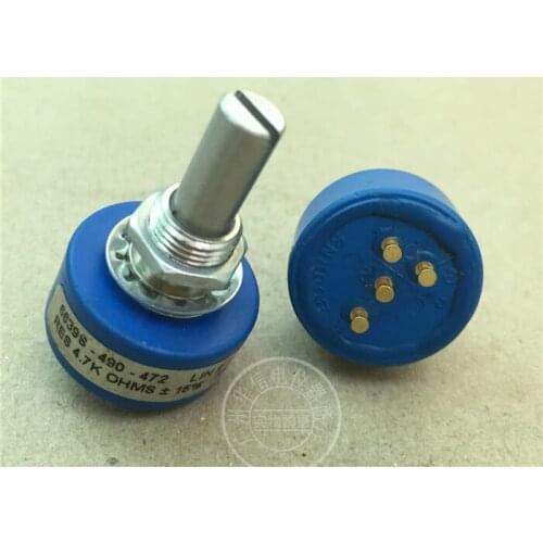 Original new 100% 6639S-490-472 4.7K conductive plastic potentiometer angle sensor swtch