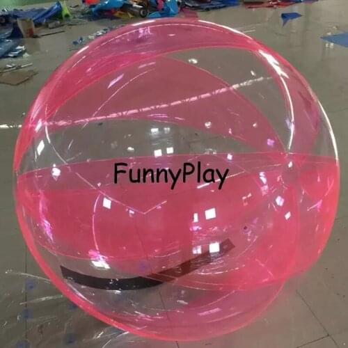 Transparent inflatable water walking balls Water Paly Equipment swimming pool rolling water roller exciting bouncing balls
