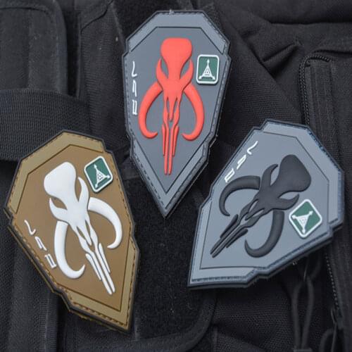 PVC Bounty Hunter Embroidery Armband Outdoor Waterproof Tactical Patch Exclusive Armband Design Clothing Backpack Accessories