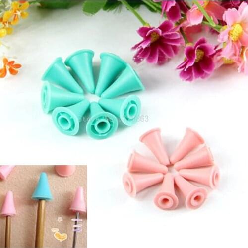 16 Pcs Knit Knitting Needles Point Protectors 2 Sizes For Knitting Craft New AA7782
