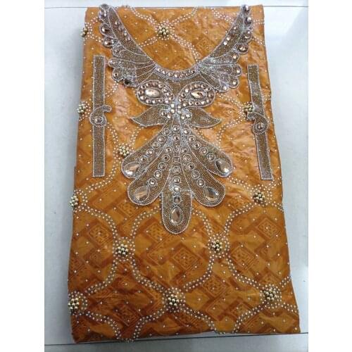 Heavy beaded lace fabric Bazin riche 2021african lace fabric bazin brode brode autriche coton dubai fabric 7yard