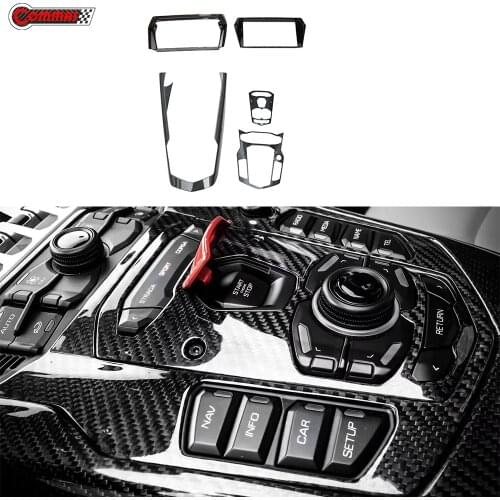 High Quality Dry Carbon Fiber LP700 Central Control Interior Trims fit for Lamborgini lp700 OEM Style Central Control decoration