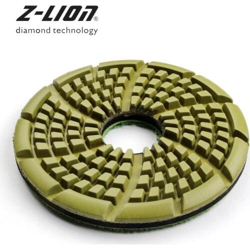 Z-LEAP 7Pcs 3.5 Inch Diamond Floor Grinding Pad Resin Bond Wet Polishing Abrasive Disc For Stone Marble Granite Ceramic Buffing