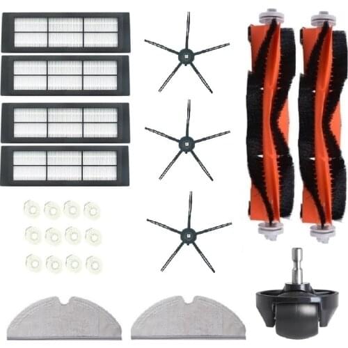 Main brush HEPA filter for Xiaomi Roborock S50 S51 S6 S60 S65 S55 S5 Xiaowa E25 E35 Mopping Cloth Side Brush Spare Parts