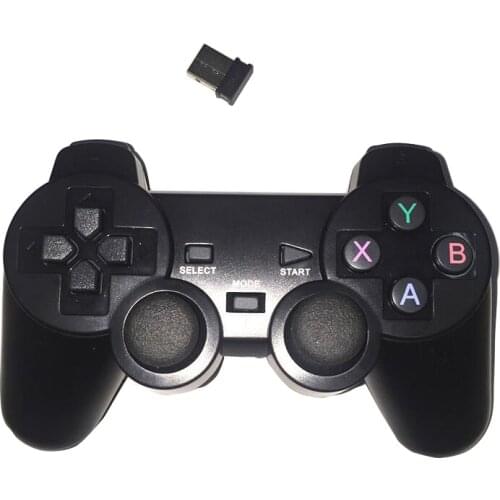10 pcs a lot 2.4G Wireless Android Gamepad Joystick with Micro USB OTG Converter Adapter for Smart TV PC for Samsung Xiaomis