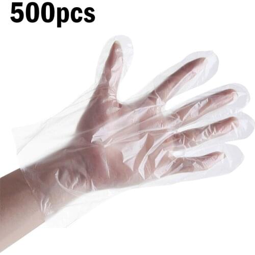 100/500pcs Disposable Gloves for Restaurant Kitchen BBQ Eco-friendly Food Gloves Fruit Vegetable Cleaning Gloves