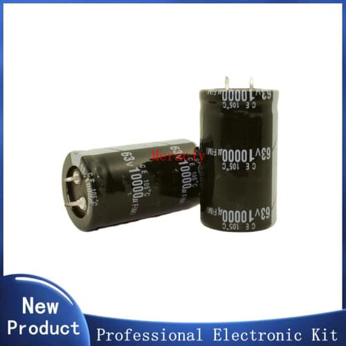 24PCS-2PCS 10000uF 63V 63V 10000uF New Electrolytic Capacitor 30x50MM best quality