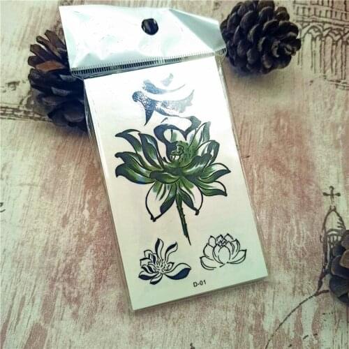30PCS ornament Fashion Women Girl boys Temporary Tattoo Sticker Full Flower Arm Body Art Big Large Fake Tattoo Sticker