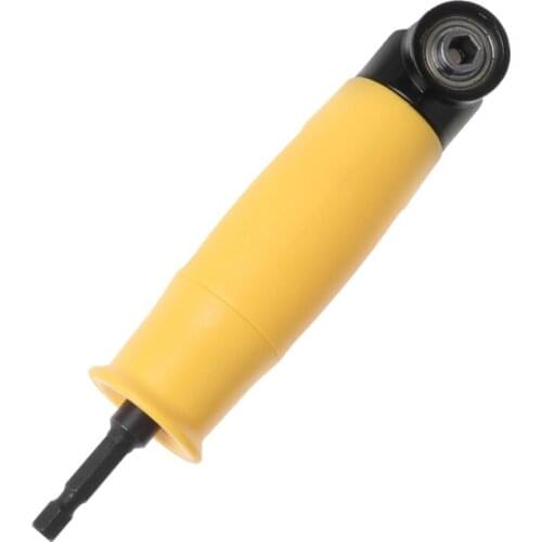 90 Angle Extension Right Driver Drilling Shank 1/4" Hex Drill Bit Socket Holder