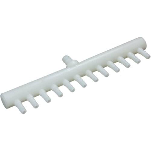 Aquarium air valve, multiplex air terminal for share air from compressors ( one 8mm in). (12 x out 4mm ) 1pcs