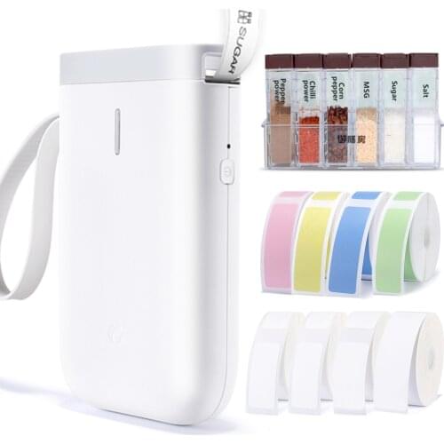 Label Maker Machine D11 Portable Wireless Connection Label Printer Tape Kits Mini Pocket Thermal Label Printer Maker