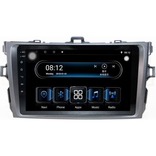 1din IPS car stereo radio 8core RAM4G+ROM64G Multimedia Player for toyota 2006 2007 2008-2013 with CarPlay 4G DSP BT navigation