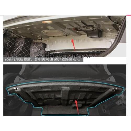 Car Styling Car Trunk Soundproof Cotton Mat Sticker Protection 1Pcs/Set For Toyota Avalon 2019