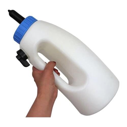 Livestock Cow Calf Milk Feeding Bottle 2L/4L Replacement Rearing Drinker Nipple Feeding Bottle Holders Bucket