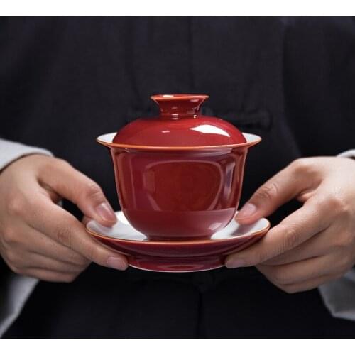 Coffee Tea Sets Ceramic Teapot Gaiwan Tea Cup Chinese Kung Fu Tea Sets
