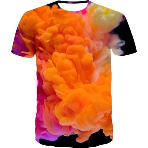 Oversized Men T Shirt Cotton Clothing Korean Style Fashion Casual Tops 2020 New Summer Clothes Streetwear Printed Graphic Shirts