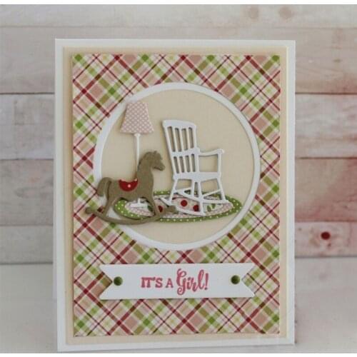 Bedrooms Chair Bed Light Metal Cutting Dies Stencils For DIY Scrapbooking Decorative Embossing Suit Paper Cards Die Cutting