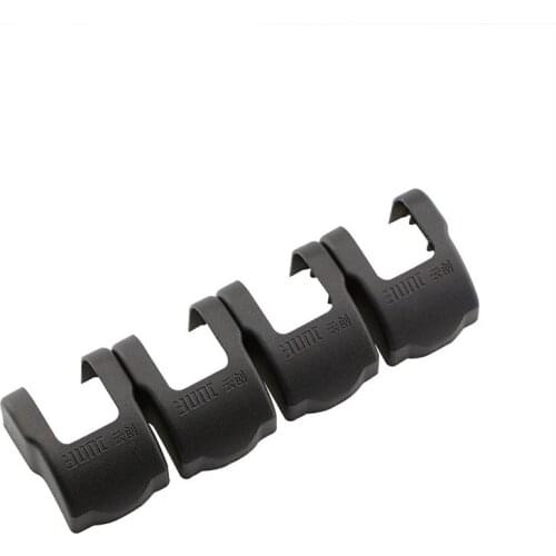 My Good Car 4Pcs ABS Black Car Door Stopper Protection Cover for Ford Focus 3 MK3 New Fiesta Ecosport Accessories