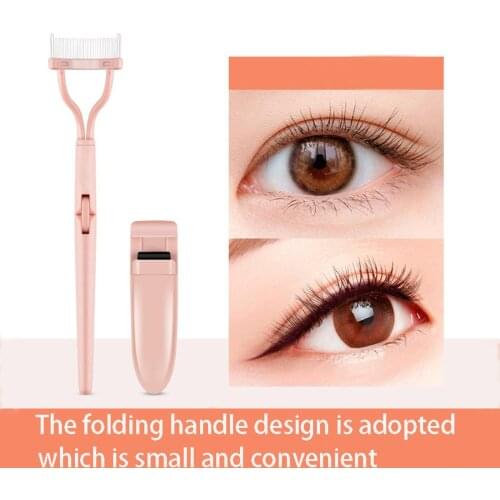 1pc Eyelash Curler Set Curling Long-lasting Stereotype Eyelash Curler Extension Appilicator Eyelash Comb Eye Makeup Tool