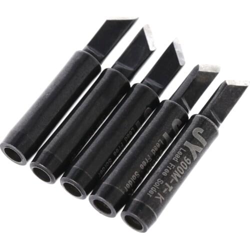 5 Pcs Lead Free Solder Soldering Tip 900M-T-K For Hakko Saike 936 852d+ 909D ESD Dropshipping