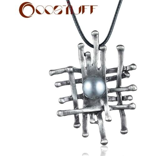 Pendant Necklace Jewelry for Women Suspension Choker Fashion Long Neck Chain Necklaces Valentines Gift Black Rope Vintage Gothic