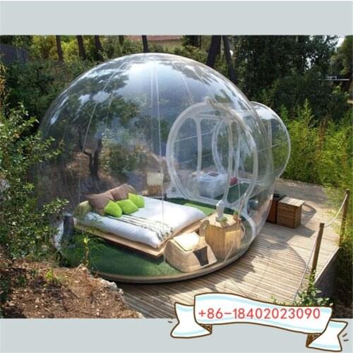 Durable 3m Inflatable Transparent Hotel, Inflatable Bubble Tent For Outdoor Camping