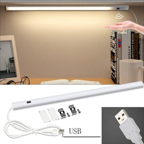 LED Night Light Motion Sensor Wireless USB Rechargeable 30/40/50cm Night Lamp for Bedroom Kitchen Cabinet Wardrobe Lamp