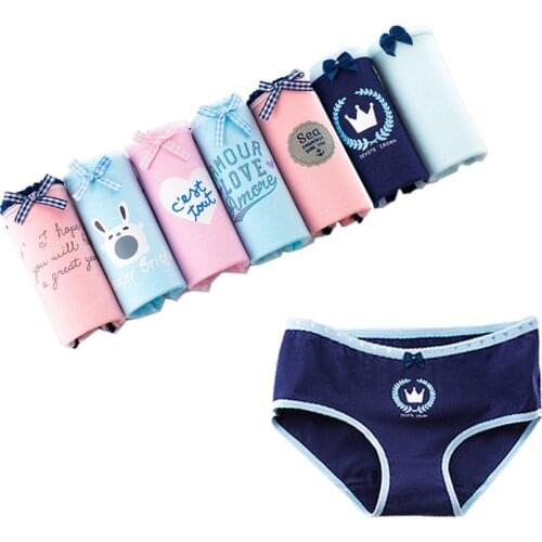 7pcs/lot Panties For Women Underwear Cotton Briefs Sexy Panties Lingeries Print Ladies Underpants Panties New Panty Everyday