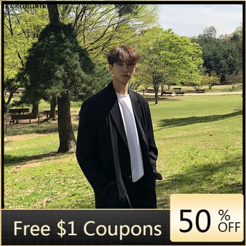 AreMoMuWha 2019 Spring Suit Jacket Male Korean Version of The Trend Single West Loose Casual Suit Men Leisure Suits Men QX1353