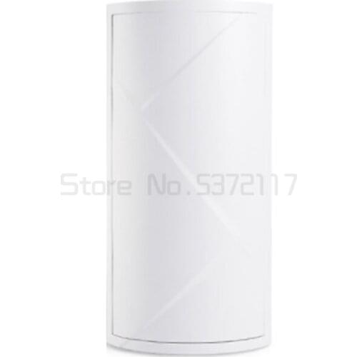 Waterproof Corner Shelf with Door Plastic Triangle Shower Organizer Bathroom Kitchen Stuff Makeup Bath Room Storage Rack Plastic