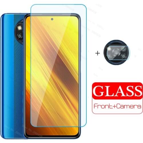 Tempered glass poco x3 NFC glass camera protective glass for xiaomi poco x 3 pocox3 x3 pocophone x3 screen protector safety film