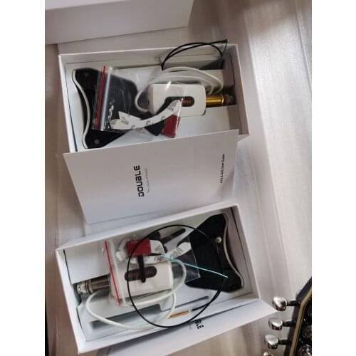 Free shipping DOUBLE A1G/A2G Guitar Sound Hole Pickup Single/Microphone Double Pickup Piezo light true clear voice eq