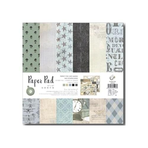 25.5*25.5cm Scrapbooking paper pack of 24 sheets handmade craft paper craft Background pad PP009