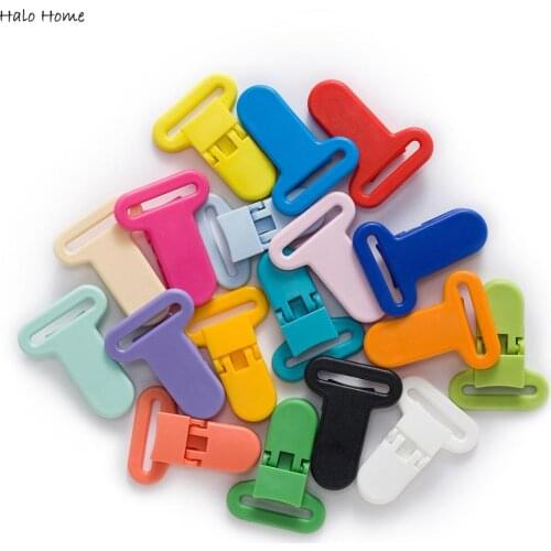 5pcs Plastic Suspender Pacifier Clips With For Binky Paci Dummy Soother Toy Teething Ring Leash Bib Holder Clamp Snap