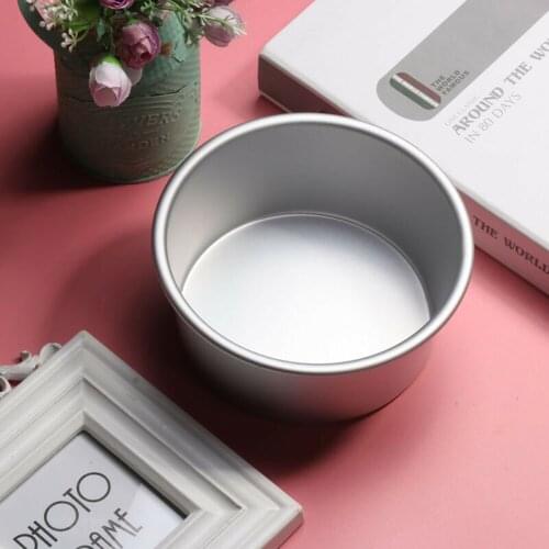 6 Inch Cake Mould Pan Baking Cake Bread Bakeware Mould Household Kitchen Aluminum Useful Reliable Cooking Round Mold