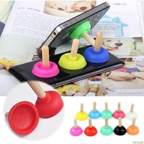 Car-Styling 10pcs/lot New Mini Plunger Holders Sucker Stand For Cell Phone for iPhone for PSP