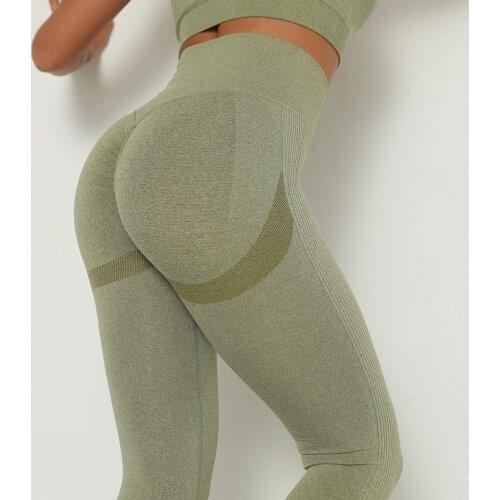 Seamless Leggings Sport Women Fitness Push Up Yoga Pants High Waist Squat Proof Workout Running Sportswear Gym Tights