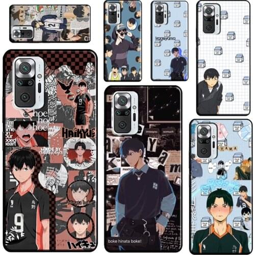 Kageyama tobio Haikyuu Anime For Xiaomi Redmi Note 10 Pro 7 8 9S 8T Note 9 Pro Case For Redmi 9C 9T K40 9A Back Cover