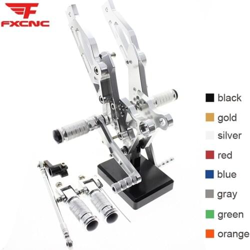 For Honda GROM MSX125 2012-2016 Adjustable Aluminum Motorcycle Rearset Footrest Footpeg Rear Set Footrest Pedal Foot Peg New