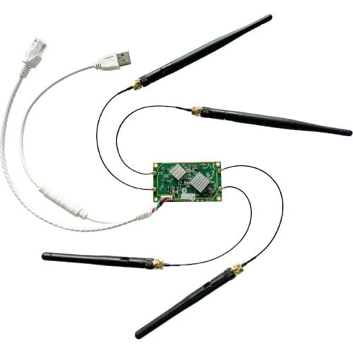 VONETS VM5G high power 1200M wireless 5.8G dual-band wifi module elevator monitoring HD video dedicated point-to-point transmiss